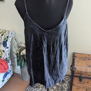 Devala Daydream Cami - XL, Vintage-Dyed, Deep V-Back, ECOFLOW® Bamboo Jersey